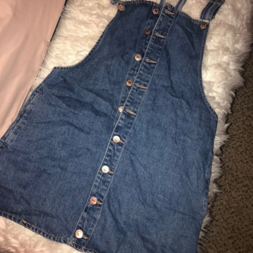 Denim Skirt Overalls☺️